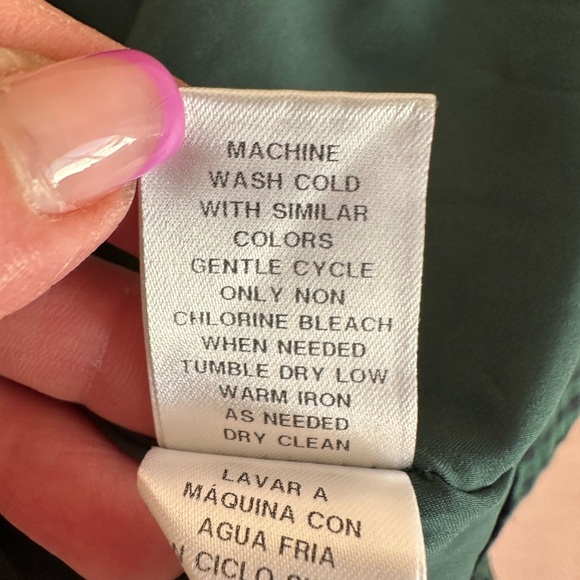 Donna Morgan Green Black Gingham Quarter Sleeve Flounce Hem Swiftie Dress Size 6 - Picture 11 of 12